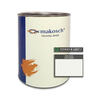 Автоэмаль makosch/NISSAN 326, Базовая эмаль. белый, база, 800мл.