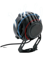 Фара круглая с сигналом D120мм для электровелосипедов