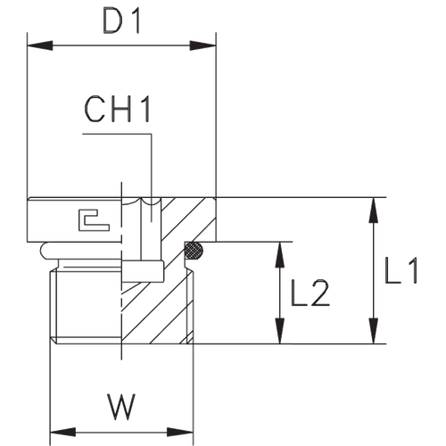 Заглушка V UNF 7/16"