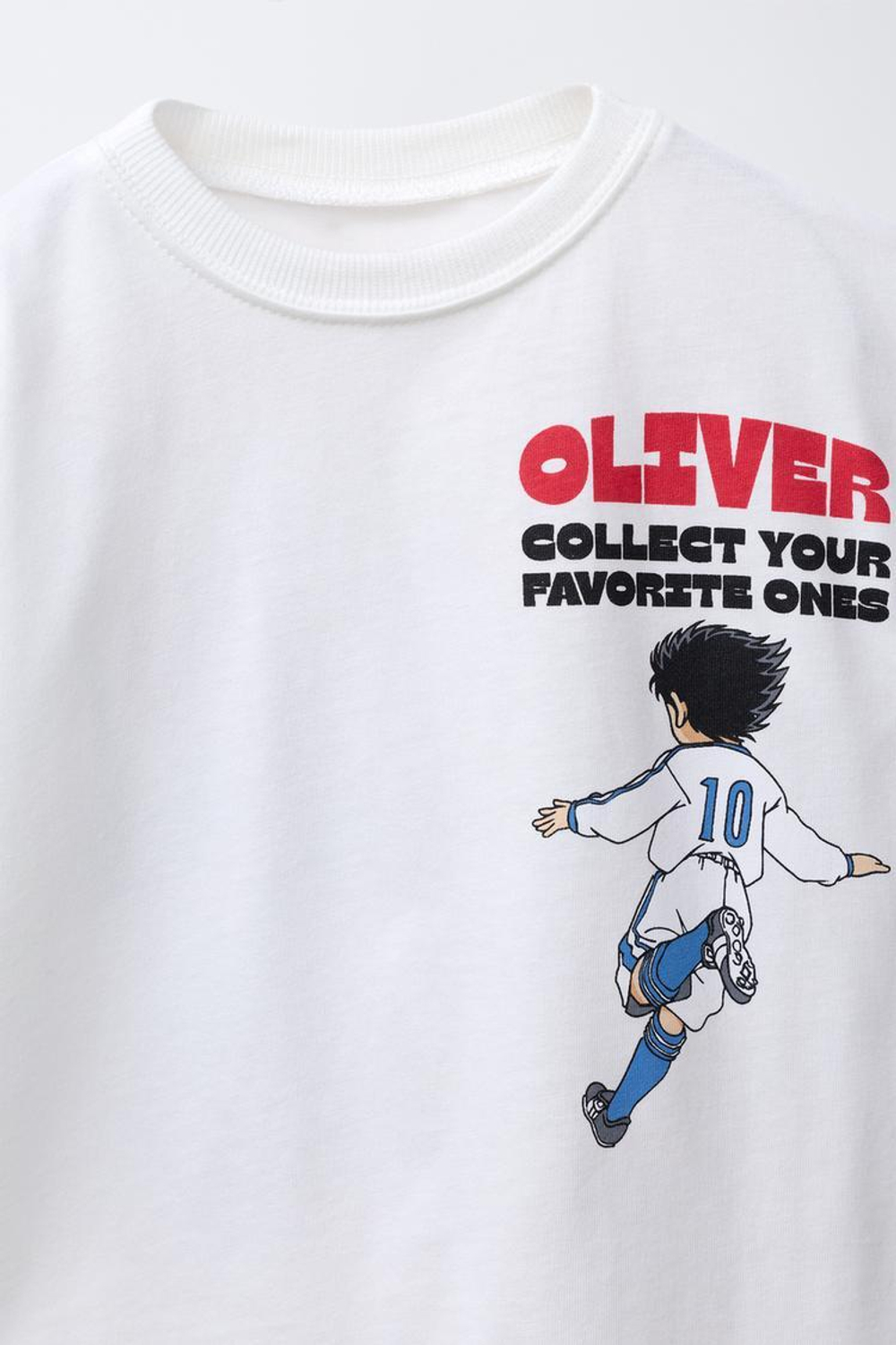 ZARA ФУТБОЛКА OLIVER Y BENJI © CAMPEONES, БЕЛЫЙ