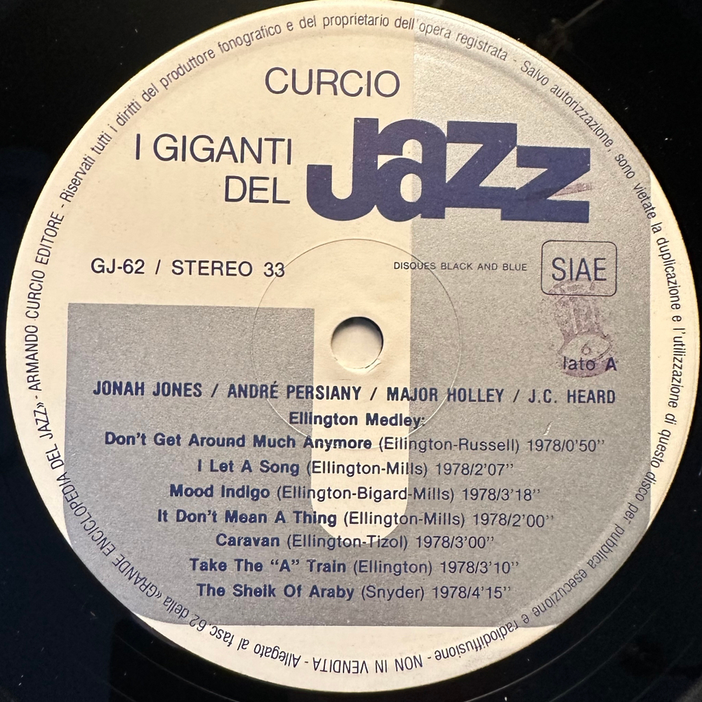 Сборник I Giganti Del Jazz Vol. 62