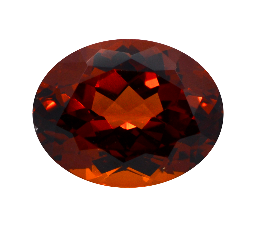Спессартин "Мандарин"  (овал 11.81 x 9.16 х 5.97 мм)