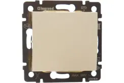 Выключатель Legrand Valena 1-клавишный проходной промежуточный слоновая кость 13399