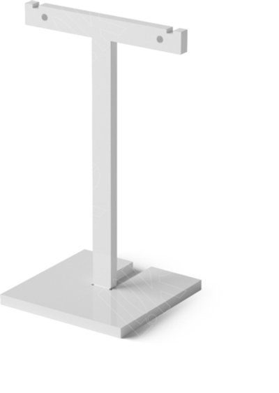 Подставка для серег/Т-образная/2 прорези/2 отверстия/Н-80 мм.