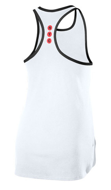 Женский топ теннисный Wilson New York City Calligra Tech Tank W - белый