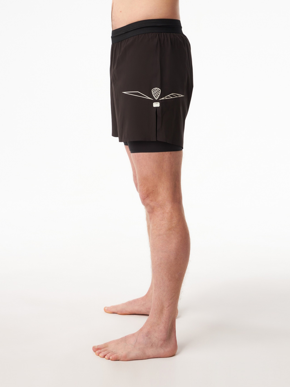 ШОРТЫ МУЖСКИЕ ELEVATE SHORT 5 | BLACK WHITE