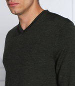 Хлопковый свитер superior Calvin Klein - оливковый(K10K110423)