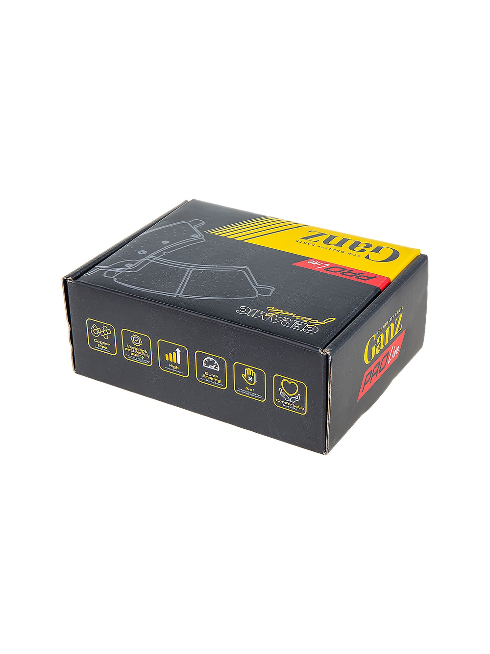 Колодки задние PRO-Line Ceramic CHERY Tiggo 2/Tiggo 7 GANZ GIJ09205C