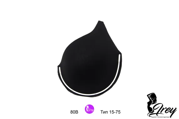 Чашки спейсер АМ-01, 80В-85А-75С-70D, серебристый пион 168