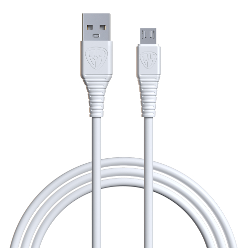 Кабель для зарядки USB(A)-microUSB BY Классик, 1м, 3A, белый