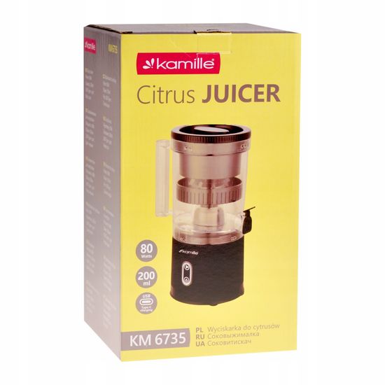 Беспроводная соковыжималка Kamille KM 6735 для цитрусовых