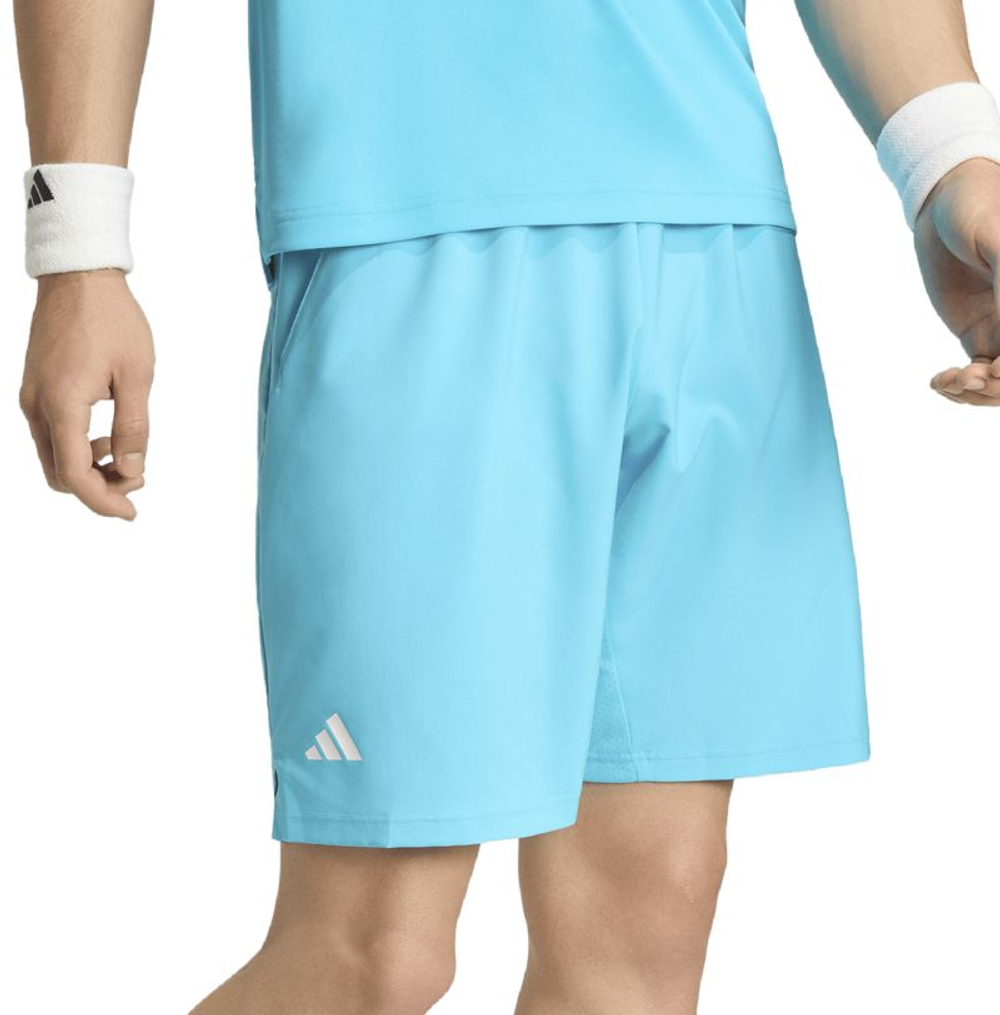 Мужские теннисные шорты Adidas Club 3-Stripes 7" - cyan