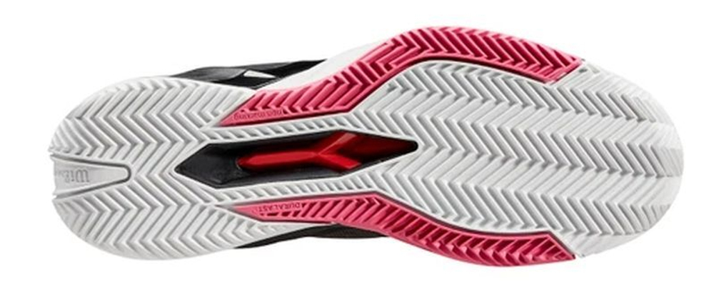 Женские Кроссовки теннисные Wilson Rush Pro 4.0 Clay - black/hot pink/white