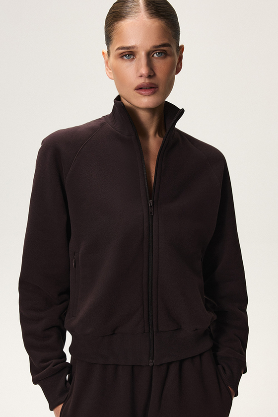 Олимпийка утеплённая Баклажан