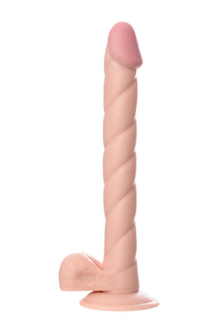 Реалистичный фаллоимитатор RealStick Nude, PVC, телесный, 31,5 см