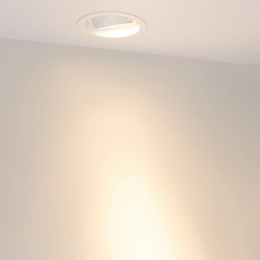 Светильник MS-VORTEX-BUILT-R110-20W Warm3000 (WH-WH, 20 deg, 230V) (Arlight, IP20 Металл, 5 лет) 056565