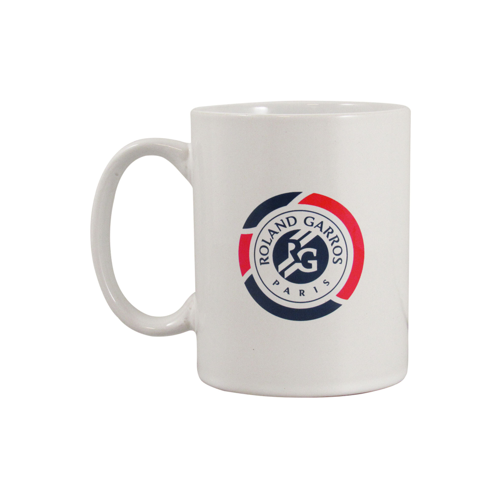 Kubek Roland Garros Cup - white/logo