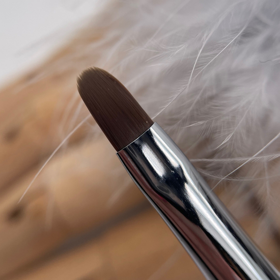 Кисть Crazy Lak Julia Golubkova Овал №6 (идеальный ворс)