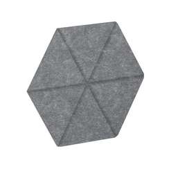 AcustiX Настенная панель шестигранная (6 лучей) VE.NP-6G6LU-200 Морская Галька 400*346*12
(сторона 2