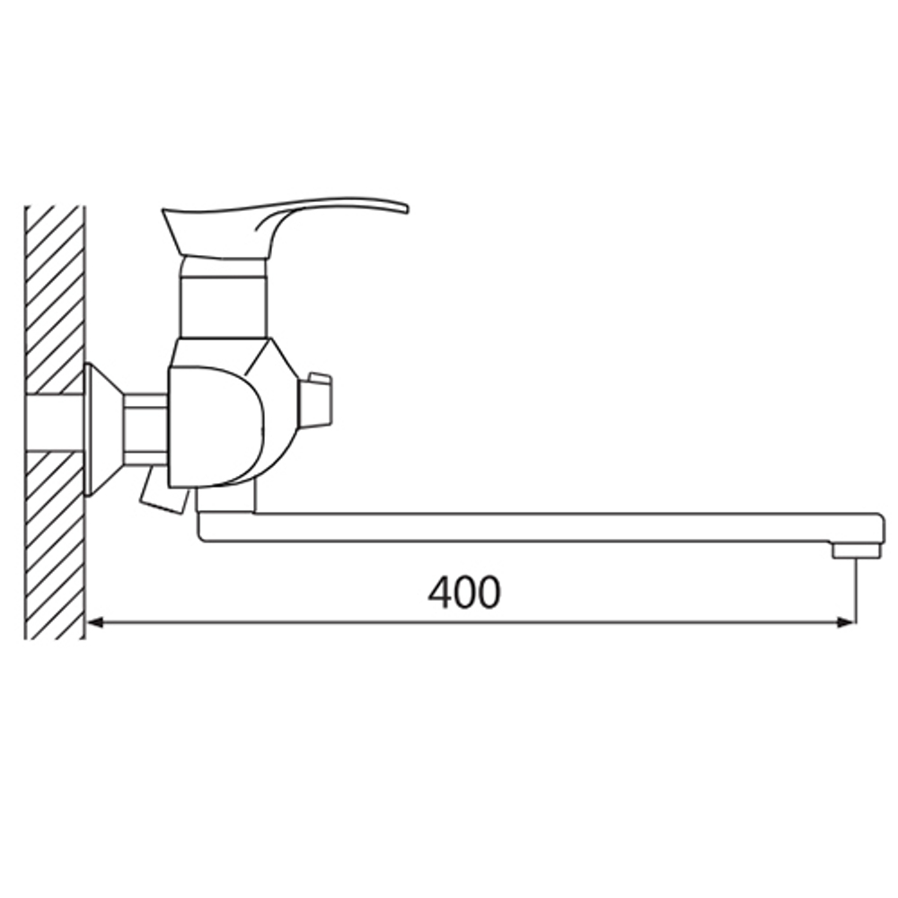 Смеситель для ванны Oute T12 T1223C