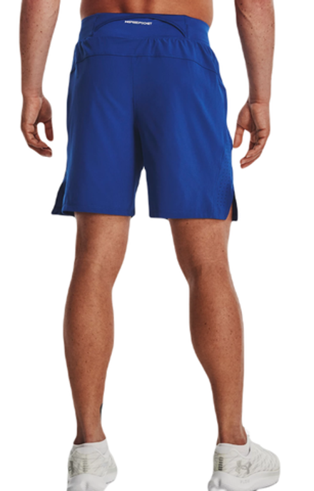 Теннисные шорты Under Armour Launch Elite 7" Short - blue mirage/reflective