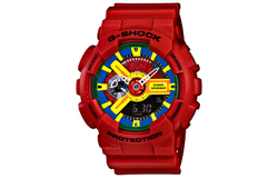 G SHOCK Tomato Fried Eggs Quartz Movement Resin Strap Watch Women"s Watch Burgundy Watch Dial