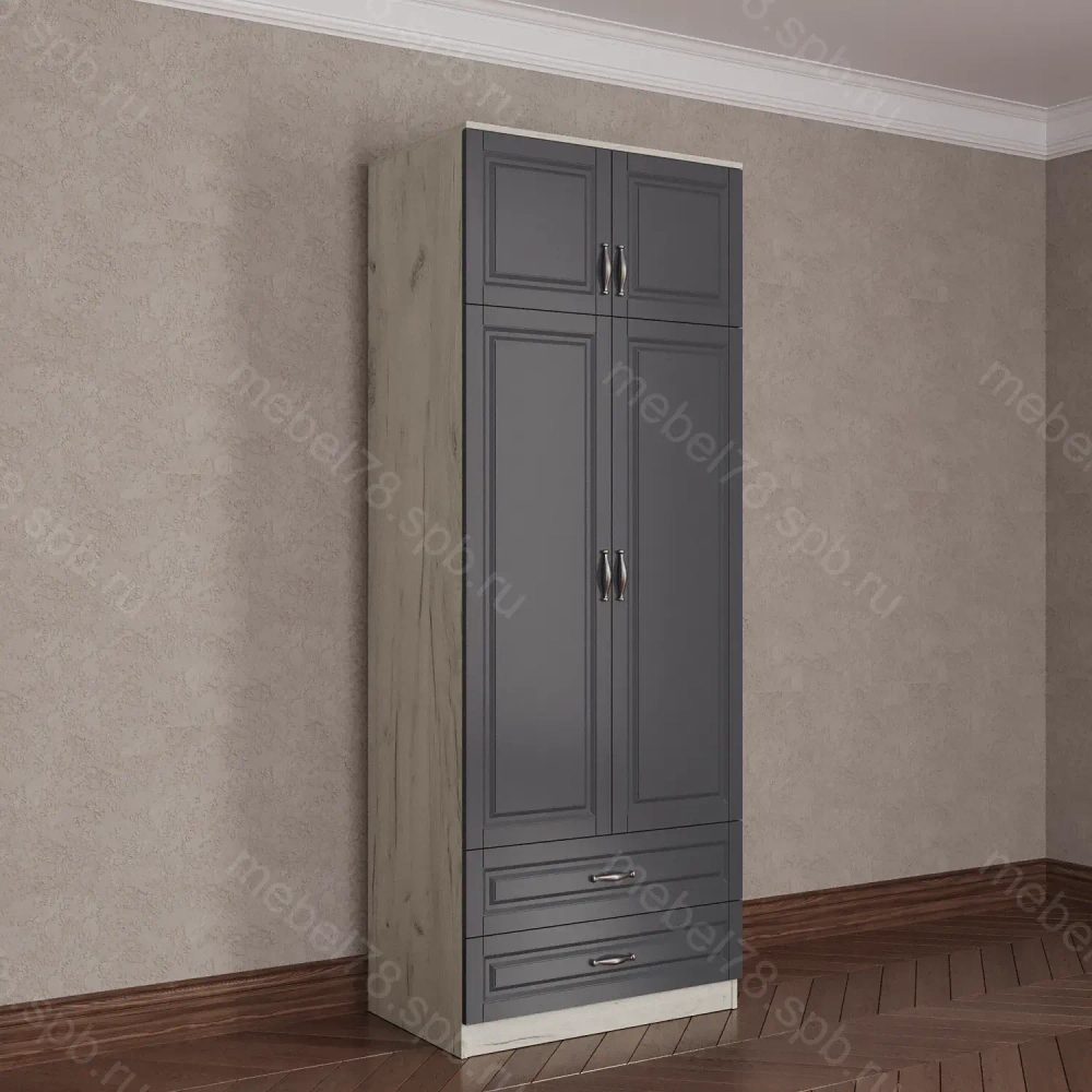 Шкаф распашной с антресолью 2/4