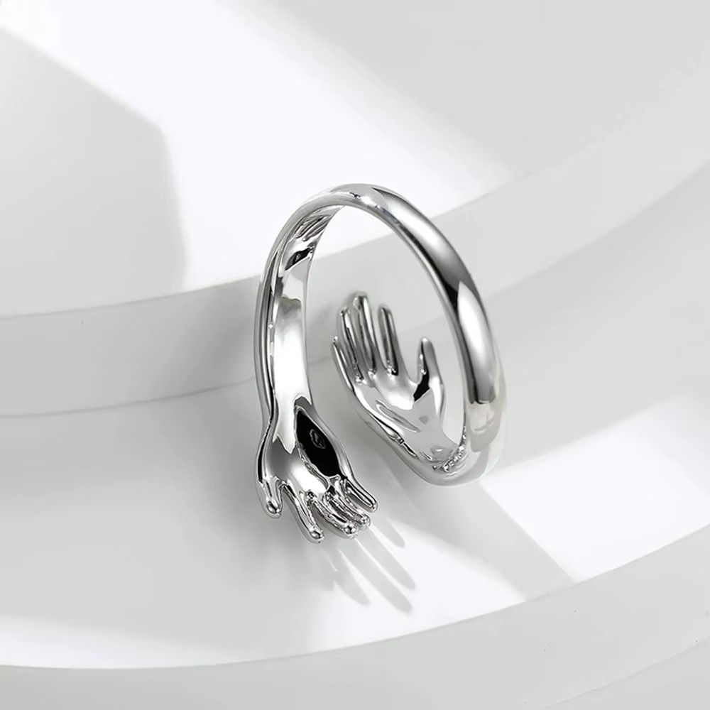 Двуручное обнимающее кольцо из нержавеющей стали