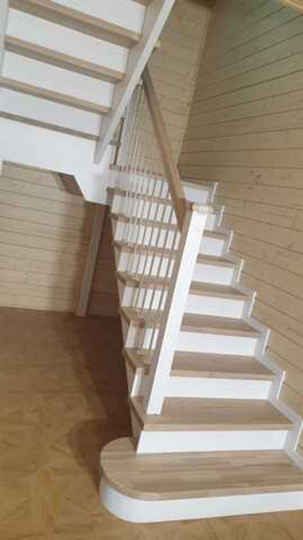 Лестница из массива. Проект №232