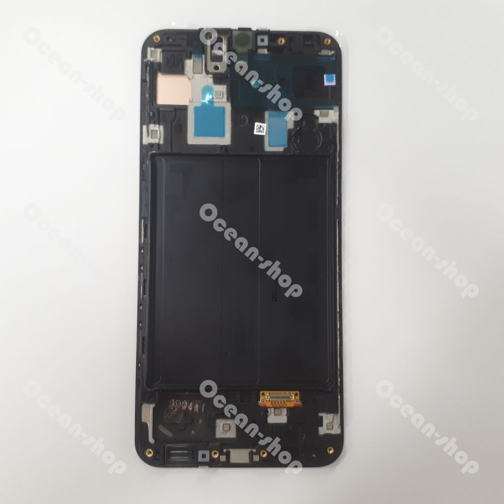 Дисплей для Samsung Galaxy A30 (A305F) с тачскрином и рамкой Черный - OR (SP)