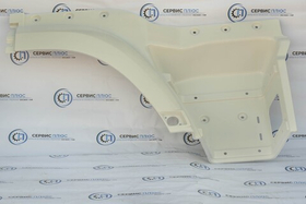 Крыло БЕЛОЕ SHAANXI SHACMAN X3000 длинное с подножкой правое DZ14251240012