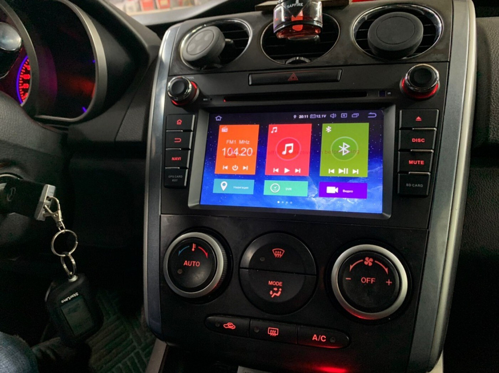 Магнитола для Mazda CX-7 2006-2012 - Carmedia MKD-7007-P6 на Android 10, 6-ТУРБО ядер, 4ГБ-64ГБ