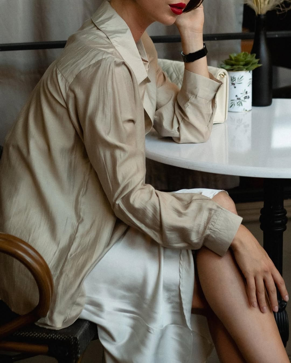 юбка атласная