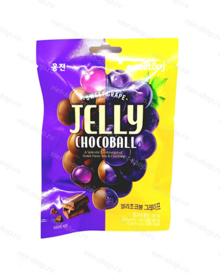 Виноградное желе в шоколаде Jelly Chocoball, Sweetory, 40 гр.