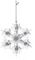 Подвеска Снежинка Очарование 10,5*12 см., Noelle (83590/1)