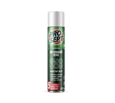 Prosept Universal Spray активная пена, усиленное чистящее средство с антистатическим эффектом, 400 мл.