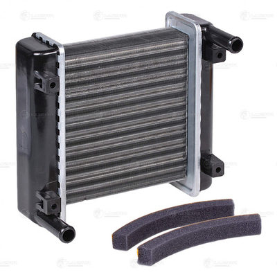 LRh 0327 -  Радиатор отопителя для автобусов ГАЗ/ПАЗ (алюм., для отопителя ШААЗ)