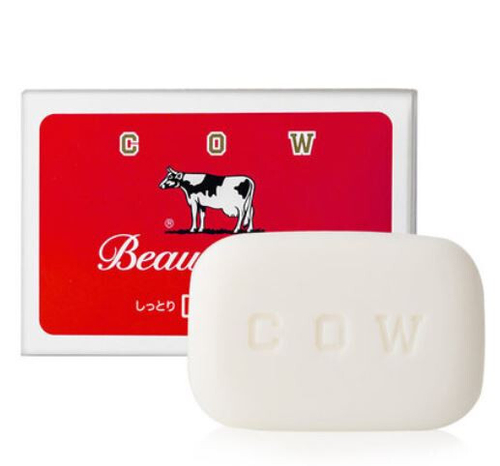 "COW" Молочное туалетное мыло с ароматом цветов, 100 гр