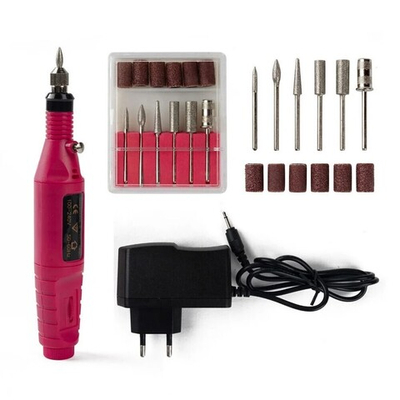 ALTENERGY Аппарат для маникюра и педикюра фрезер-ручка, красный