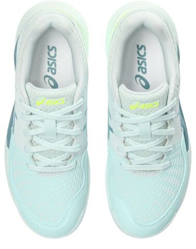 детские Кроссовки теннисные Asics Gel-Resolution 9 GS Clay - soothing sea/gris blue