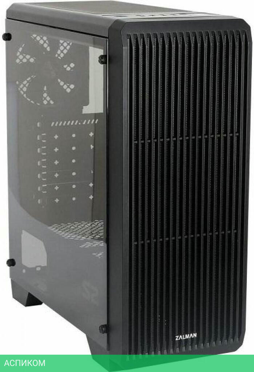 Корпус Zalman S2 TG без БП черный