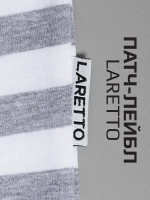 Футболка для девочки в серую полоску