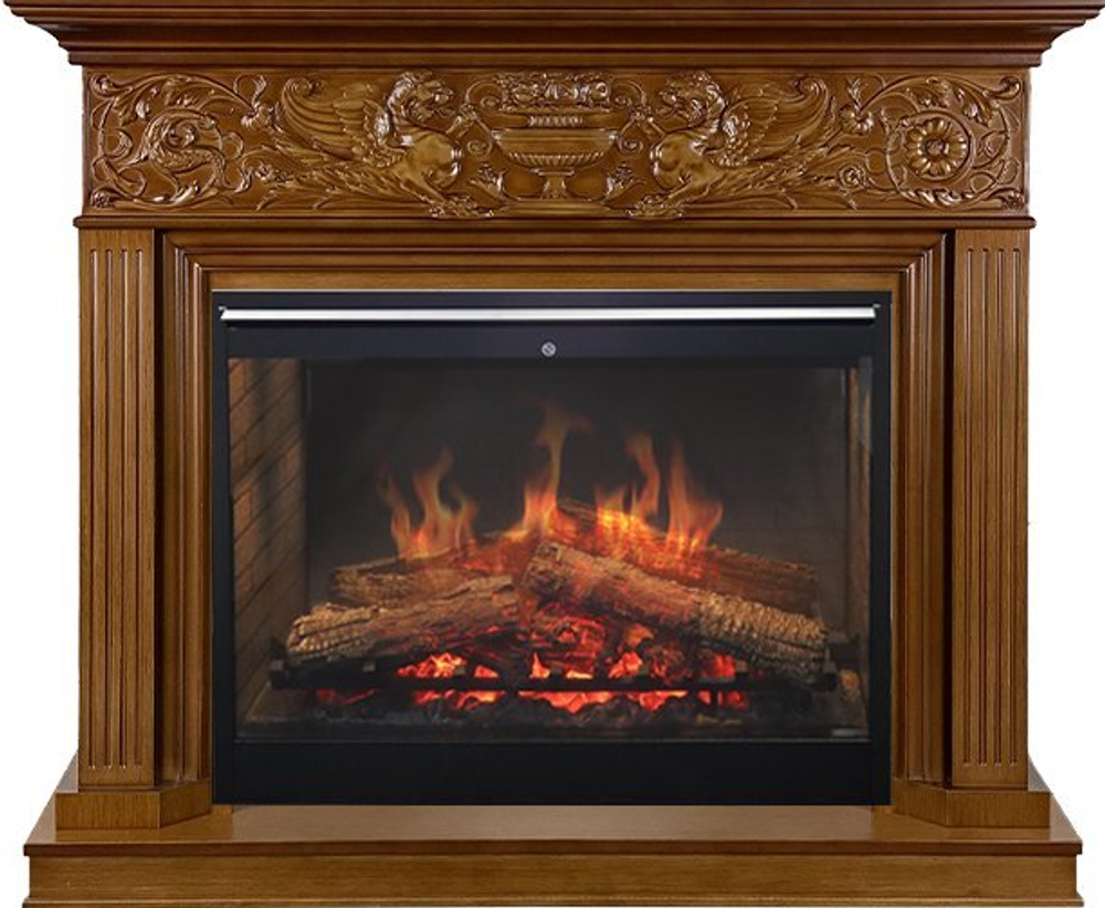 Каминокомплект Palace - Орех с очагом Symphony 30'' DF3020-INT