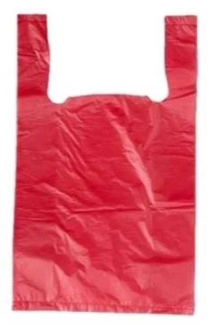 Пакеты-майки 18+10x30см 8мкм красные (100/5000шт)