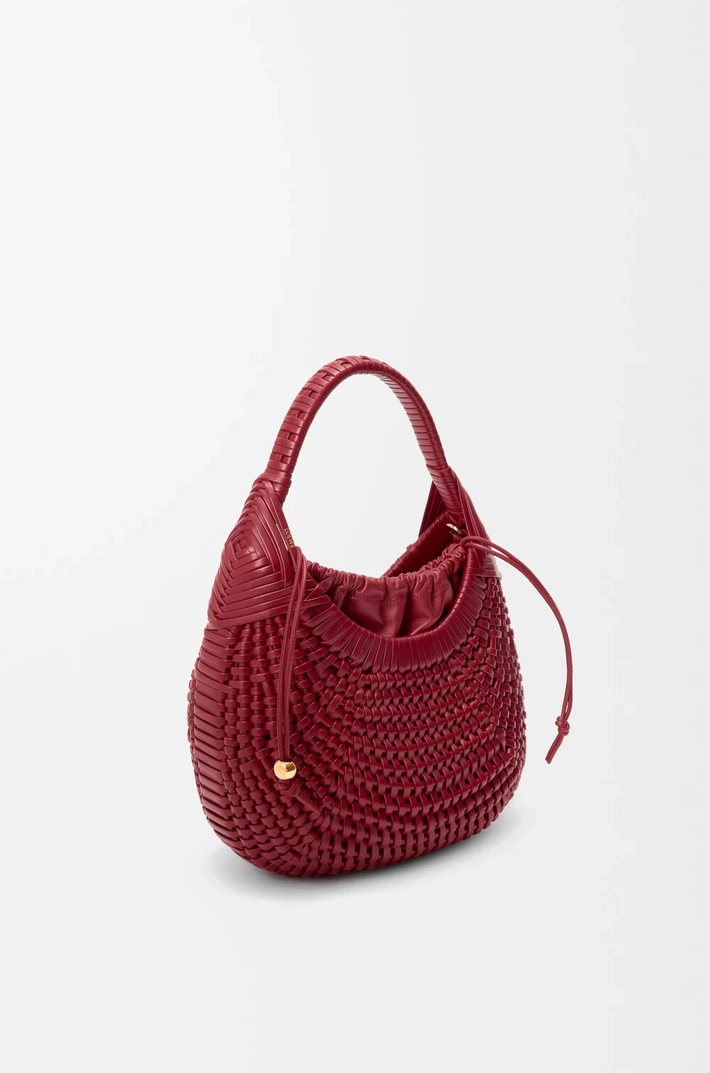 Loewe Сумка-хобо Diamond из телячьей кожи, вишневый