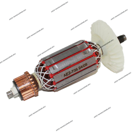Якорь подходит для фрезера ФИОЛЕНТ 1100 Вт