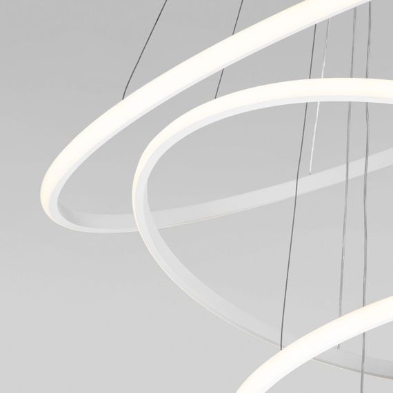 Подвесной светодиодный светильник Eurosvet Collars 90264/3 белый