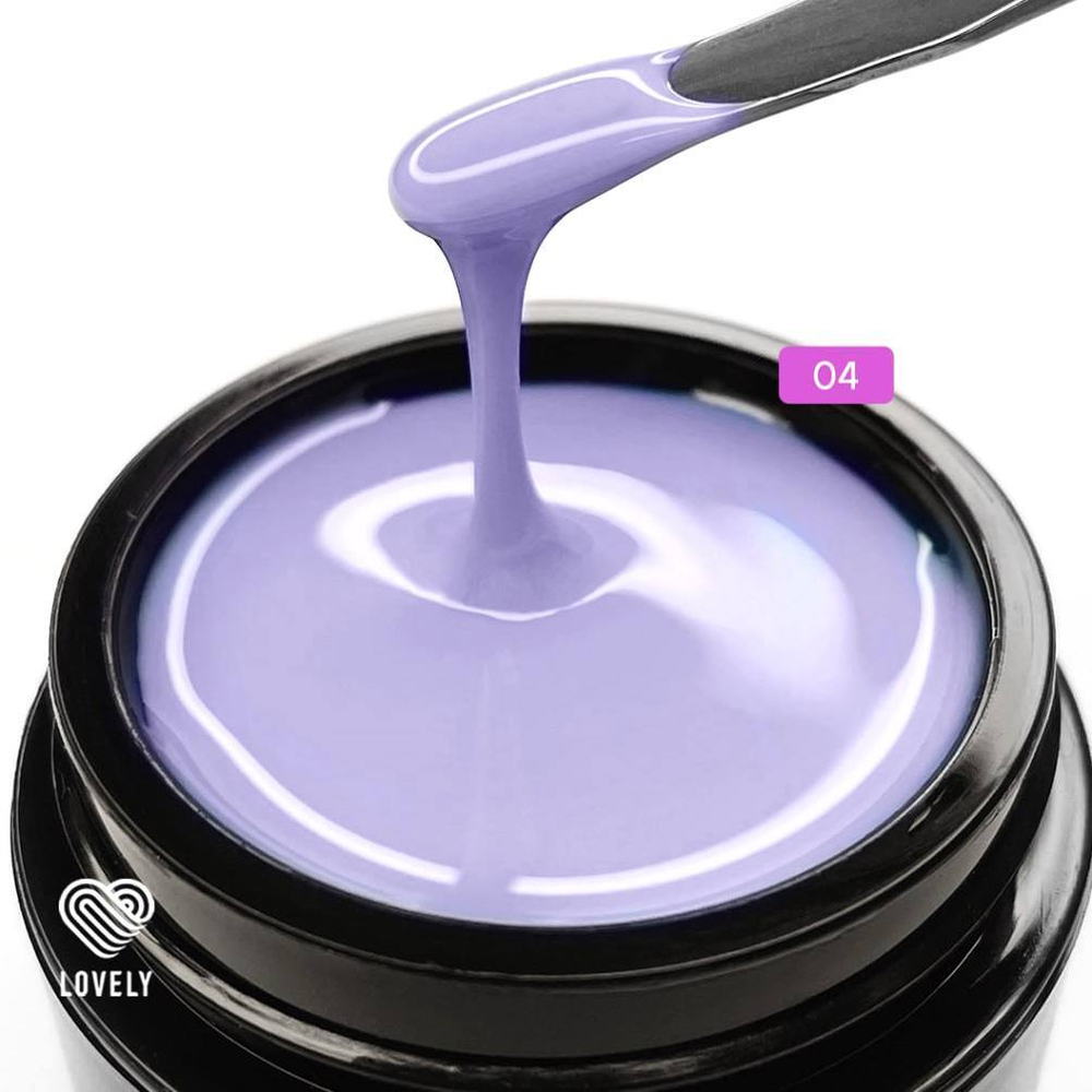 LOVELY Гель для наращивания и укрепления Lego Gel Lavender 04, 15 гр