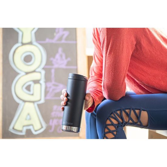 Термокружка Klean Kanteen TKWide Cafe Cap 16oz (473 мл) Black