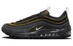 Nike Air Max 97 non-slip wear-resistant low-cut life casual shoes men's black and yellow